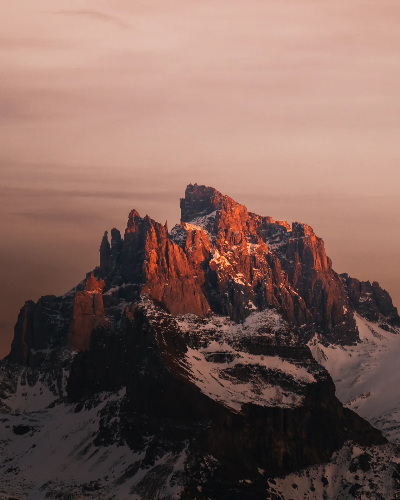 Abendrot, Landschaftsfotografie Schweiz von Thomas Leuthard