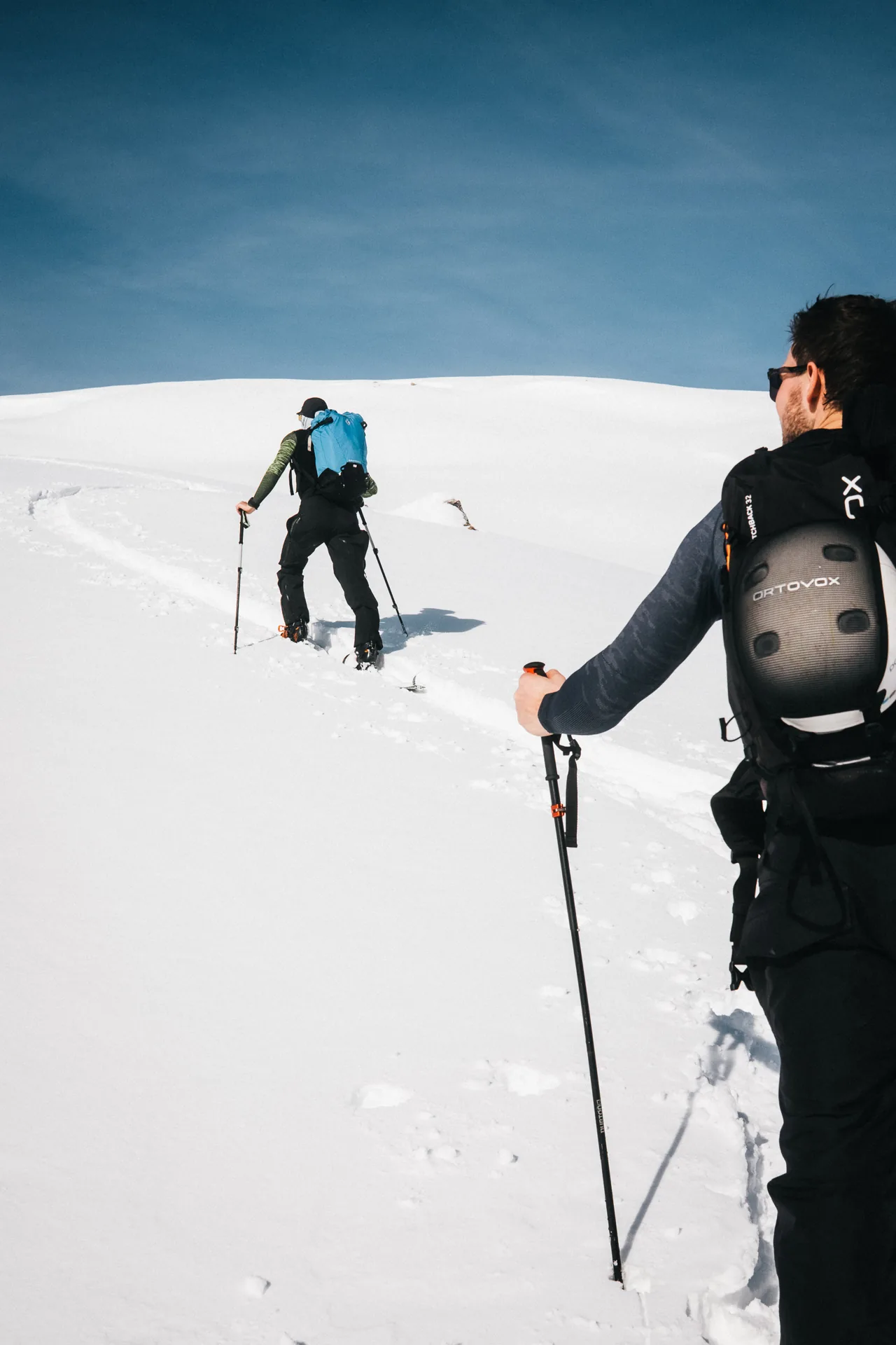 Aufstieg, Snow, Sportfotografie von Thomas Leuthard