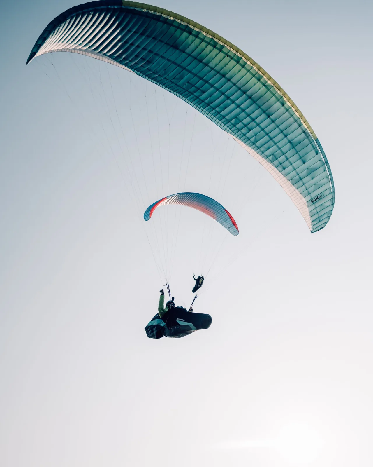 Gleitschirm, Air, Sportfotografie von Thomas Leuthard