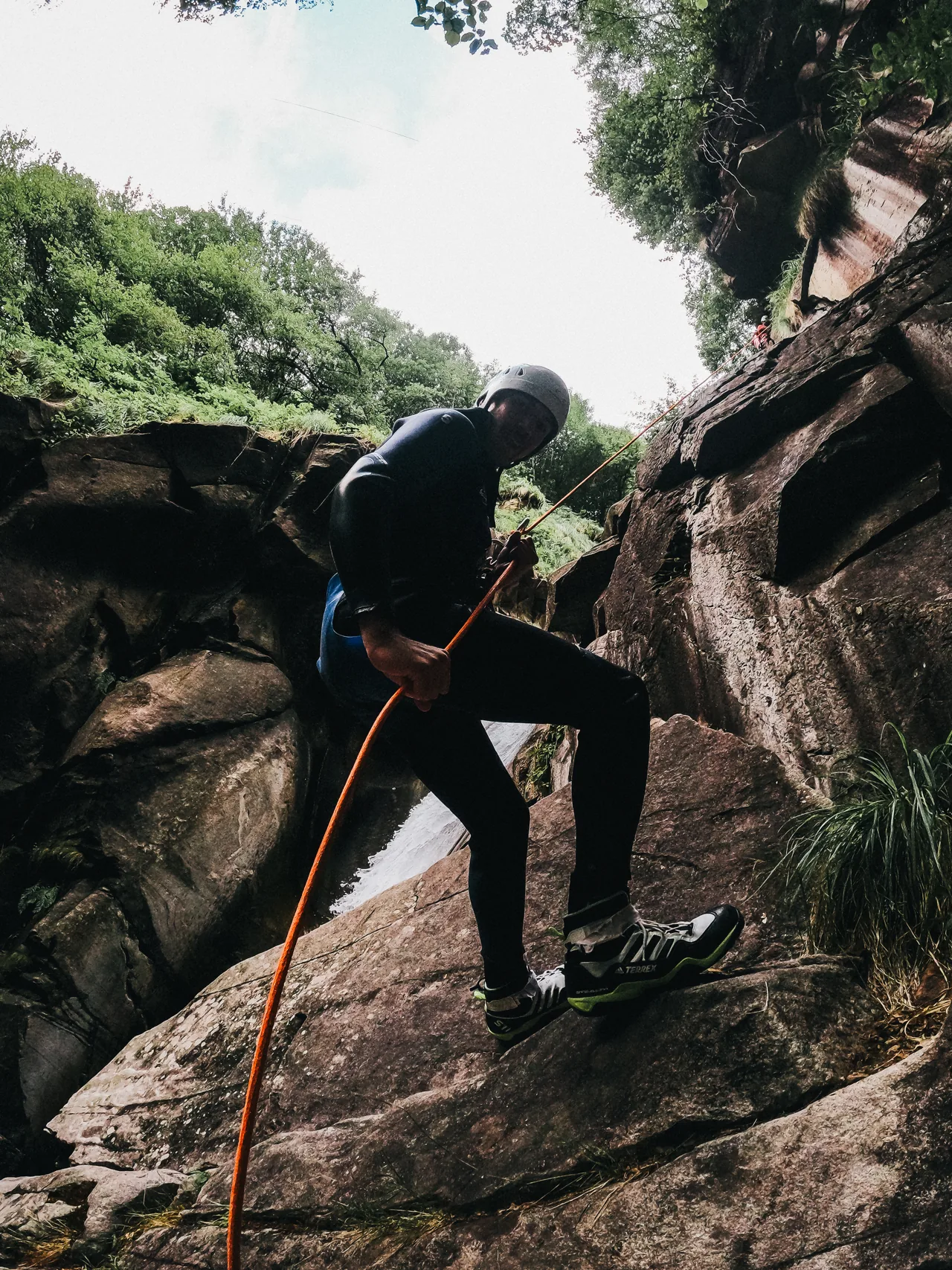 Abseilen, Outdoor, Sportfotografie von Thomas Leuthard